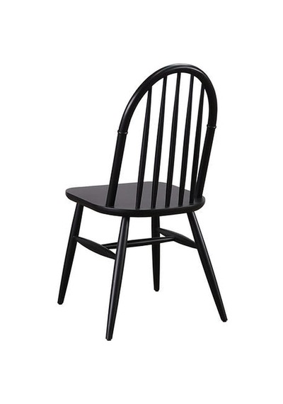 Rustica Classic Ahşap Yemek Sandalyesi Siyah