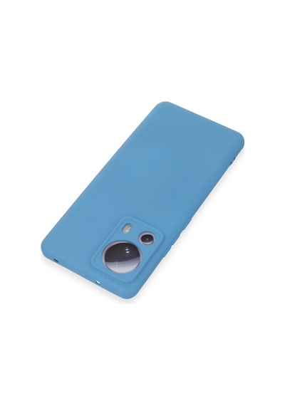 Newface - 671 - Xiaomi Mi 13 Lite Kılıf Nano İçi Kadife Silikon - Edntrend - - Mavi