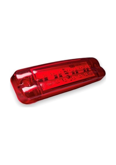 Ahmet Otomotiv 10 Adet Çift Sıra Parmak Led Kırmızı Renk 10cm 16 Led