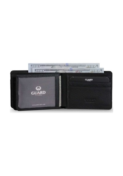 Guard Mat Siyah Deri Erkek Cüzdanı - Grd2403xw22126 Diğer Çok Renkli