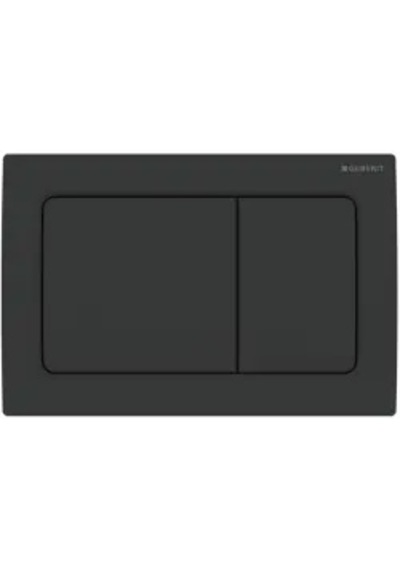 Geberit Alpha30 115.055.14.1 Kumanda Paneli, Çift Basmalı, Siyah Siyah