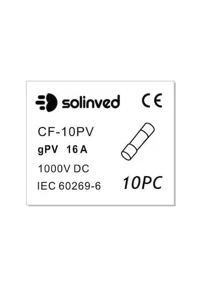Solinved 16a 1000v Dc Kartuş Sigorta - Slvfs-16