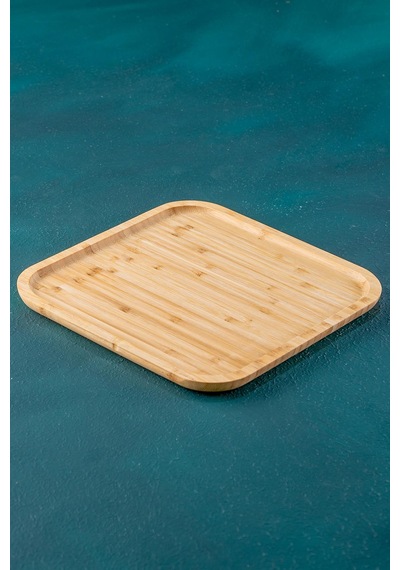 Acar Bambu Kare Tabak - 30 Cm