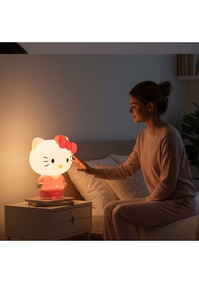 Hello Kitty Led Gece Lambası Ve Peri Kızı Melek Kar Küresi