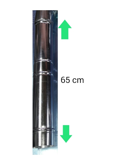 Uzatma Borusu ve Dirsek Mangallarimiza Uyumlu 2 Adet 10Cm Çapında-9Cm Çapında 3 Adet Boru 1 Dirsek