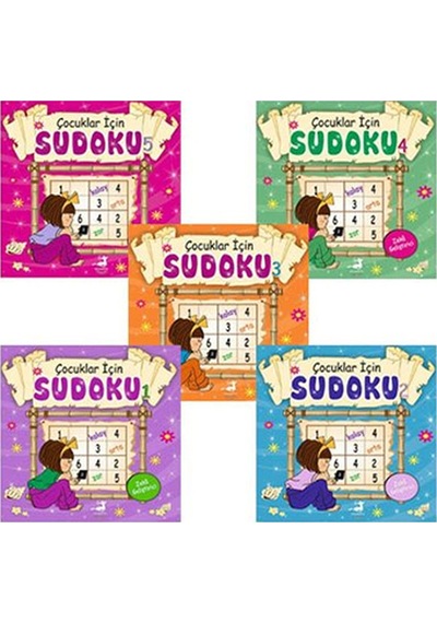 Çocuklar İçin Sudoku Seti - 5 Kitap Takım- Olimpos Yayınları