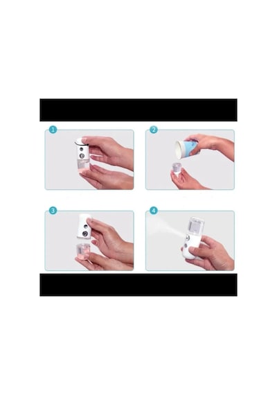 Şarjlı Mini Yüz Nemlendirici Dezenfektan Cihazı Mist Sprayer İtrt005k392