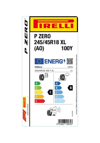 Pirelli 245/45r18 100y Xl Ao P Zero Yaz Lastiği 2025