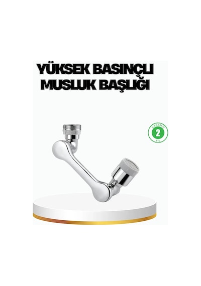 Üç Segmentli 1080 Derece Musluk Aparatı Esnek Döner Havalandırıcı Pratik Kullanım .