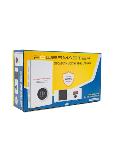 Powermaster Slım-1000 Otomatik 1000 Watt Kombi Voltaj Regülatörü
