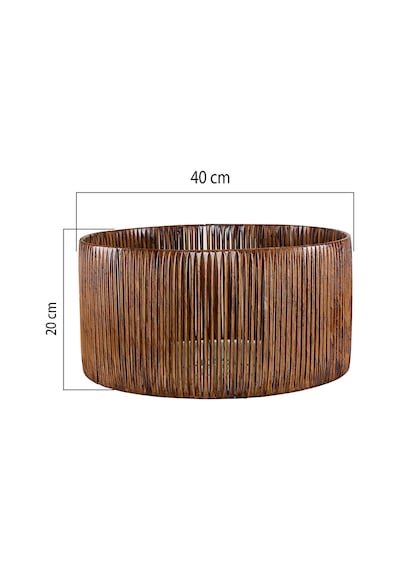 Roya 40cm Lambader Şapkasi Kahve Kumaş