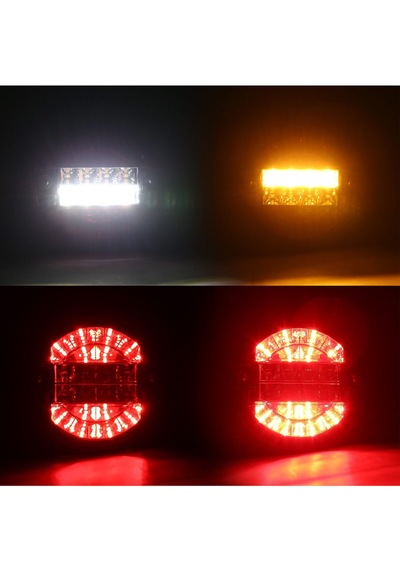 Ahmet Otomotiv Çeray 12,5cm Mini Hamburger Stop Led Lamba 24volt