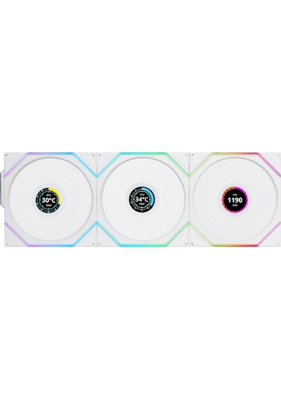 Lian Li Unı Fan Tl Wıreless Lcd 3x120mm Beyaz Kasa Fanı Azaz0llı0087