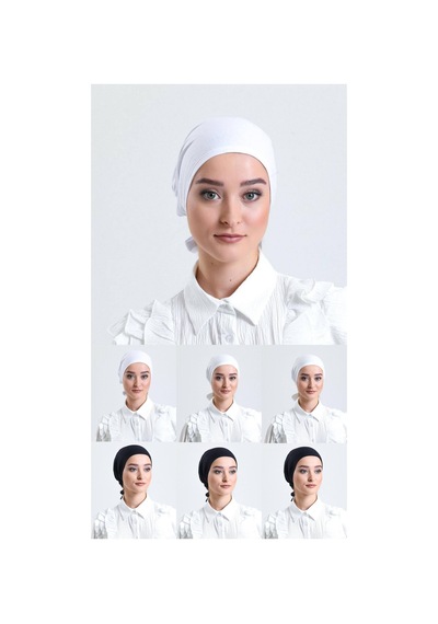 Aldaiyr 7 Düz Dikişsiz Penye Bone Çok Renklid7-5