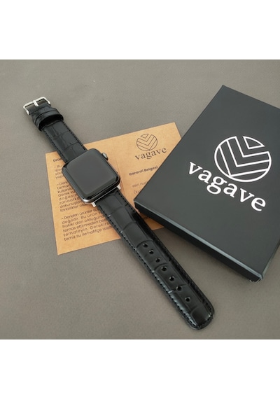 Vagave Apple Uyumlu  Watch Deri Kordon 38 40 41 42 44 45 MM (497145552)