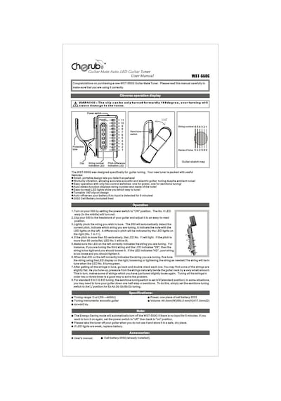 Cherub Wst-550G Akort Aleti