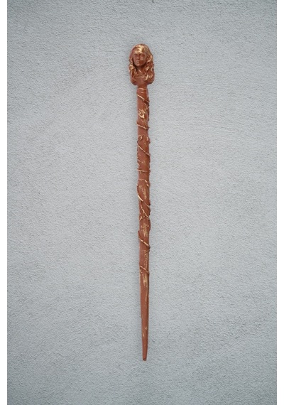 Harry Potter Başlı Hermonie Asası 33 Cm , Büyülü Asa, Harmony Asası Kutulu Yeni Asa
