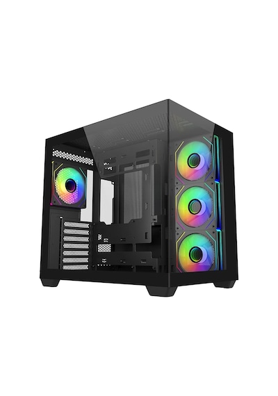 Cooler Master Elite 681 Argb Siyah Tempered Glass Usb 3.0 850w 80+ Gold Atx 3.1 Gen5 Atx Mid Tower Kasa