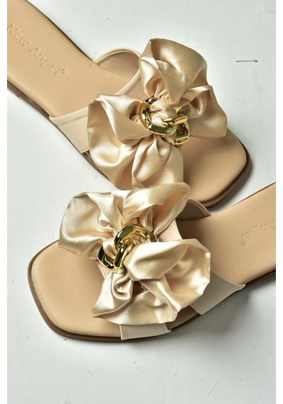 Fox Shoes U676172504 Ten Kumaş Kadın Terlik Ten-kumaş