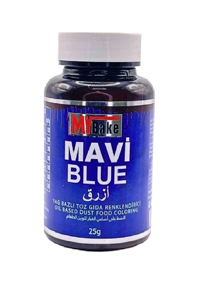 Yağ Bazlı Toz Boya My Bake 25 Gr Mavi