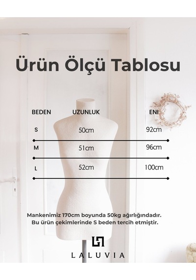 Laluvia Mavi Gold Aksesuarlı Denim Ceket - 1211