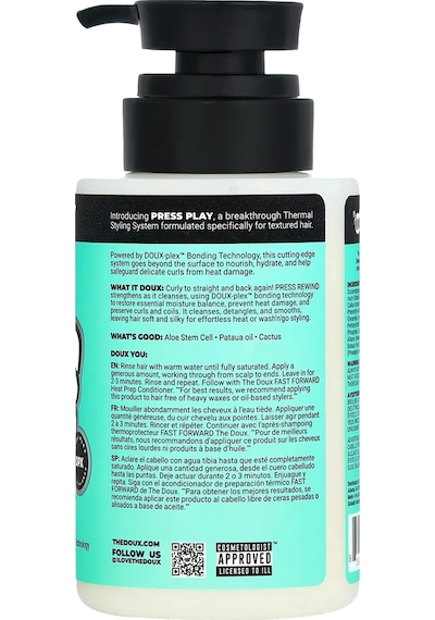 The Doux Press Rewind Bukle Koruyucu Şampuan 236.5ml Tüm Saçlar