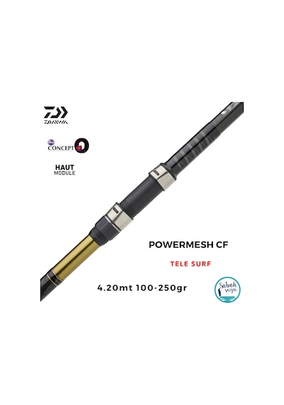 Daiwa Powermesh Cf 4.20mt 100-250gr Teleskopik Surf Kamış