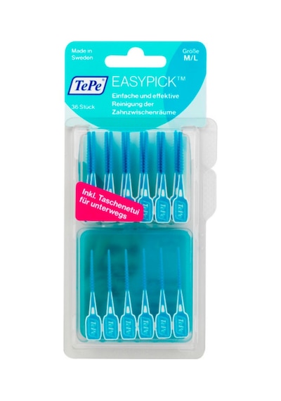 Tepe Easypick M-L Silikon Saplı Kürdan 36'lı