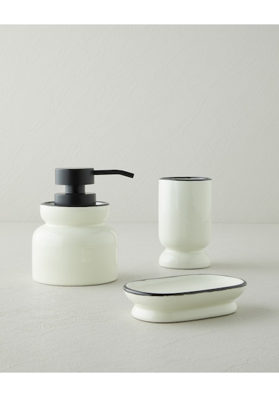 English Home Armoni Dolomite 3'lü Banyo Seti Krem