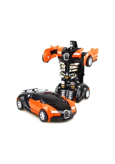 Transformer Robot Çek Bırak Kendinden Robota Dönüşen 1:32 Bugatti Oyuncak Araba Karışık