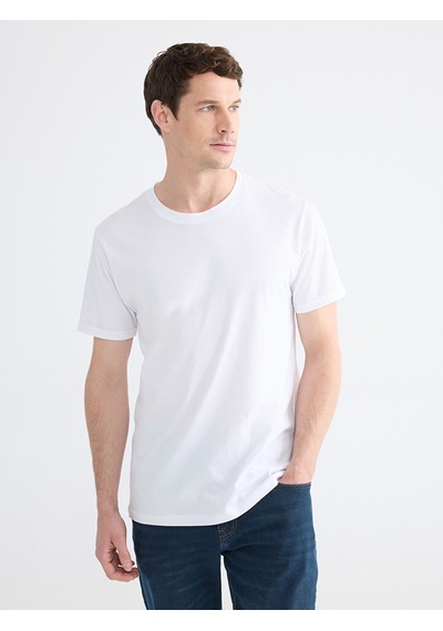 Lcwaıkıkı Classic Beyaz Slim Fit %100 Pamuk Basic Tişört