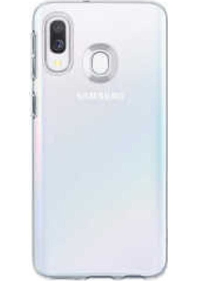 Galaxy A40 Kılıf Zore Süper Silikon Kapak Renksiz