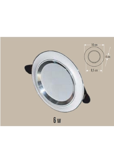 CT-5257 6 W 3 RENK ZEBRA LED ARMATÜR (BEYAZ-KROM)