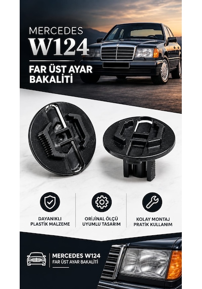 W124 Far Üst Ayar Bakaliti 2 Adet