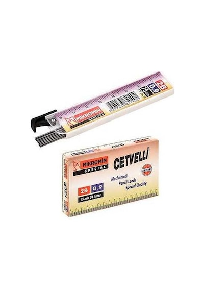 Min 0.9 MM Cetvelli Kalem Ucu 75 MM Mikro Uç