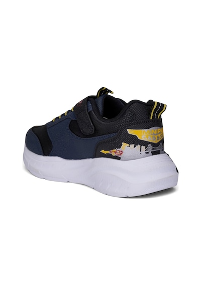 Nstil Günlük Erkek Çocuk Spor Ayakkabı Cırtlı Lastik Bağcık Garaj Detaylı Taban Rahat Sneaker 58272 Lacivert