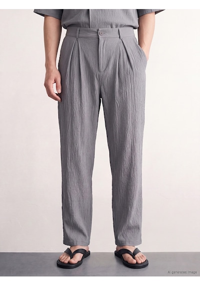 Lcw Vision Gri Loose Fit Erkek Pantolon