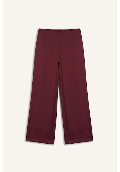 Defacto Regular Fit Uzun Boy Saten Alt-fall İn Love G1671ax25aubr210 Bordo-br210