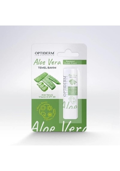 Optiderm Lip Stick E Vitaminli Spf20+ Aloe Vera