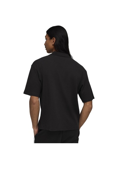 Puma Essential Boxy Erkek Siyah Günlük Stil Polo Yaka T-shirt 63436201 Siyah