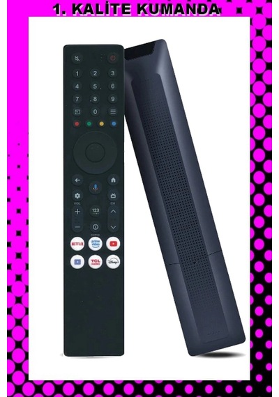 Uzaktan Kumanda 1.kalite Kumanda Mazamapp 1284 Tcl Ses Komutsuz Tv Lcd Kumandası