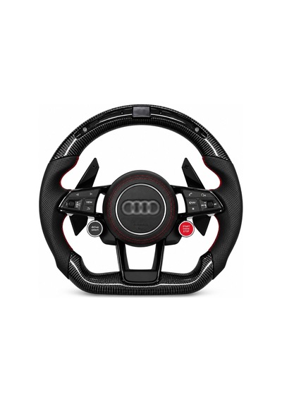 Autogp Audi Rs Direksiyon Simidi Ledli Carbon F1 Vites+airbag