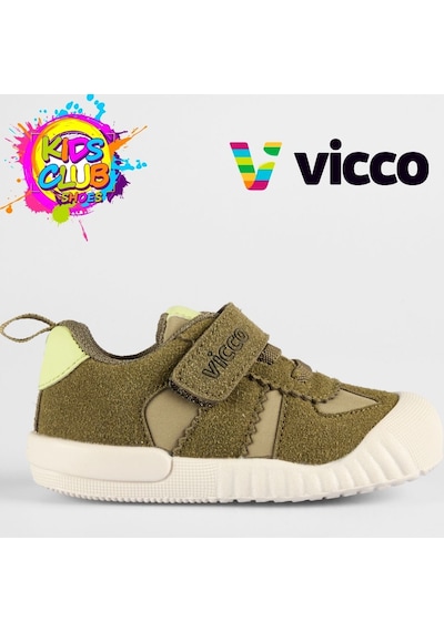 Vicco Nina İlk Adım Bebek Ortopedik Çocuk Spor Ayakkabı Haki
