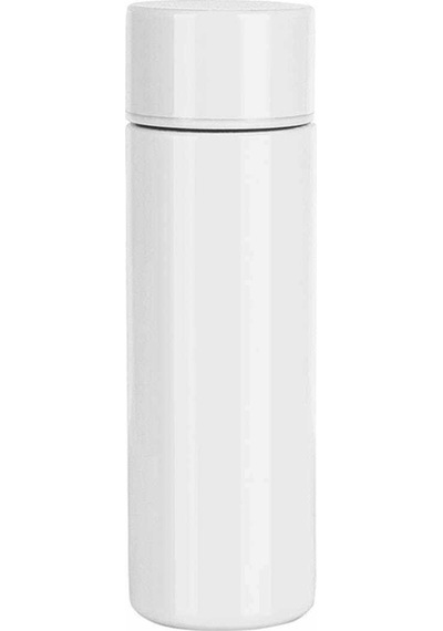 Termos 304 Paslanmaz Çelik Çift Katman 150 Ml Cep Tipi Mini Ufak Termos -523 Beyaz