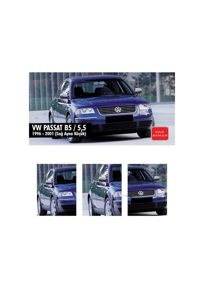 Vw Passat B5 - 5,5 Batman Yarasa Ayna Kapağı Piano.b 1996 2001
