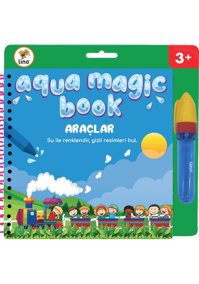 Aqua Magic Book - Araçlar Sihirli Boyama Kitabı