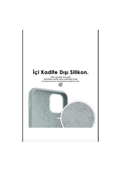 İphone 7 Plus / 8 Plus Uyumlu Lansman Kılıf İç Kısmı Kadife Silikon Telefon Kılıfı Beyaz