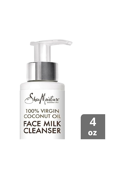 Moisture%100 Virgin Hindistan Cevizi Yağı Günlük Hidrasyon Yüz Sütü Temizleyici 4 Fl.oz