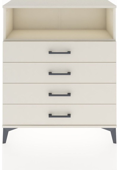 Arges Şifonyer Tek Raflı 4 Çekmeceli 88x30x106 Aytaşı-aytaşı Aytaşı