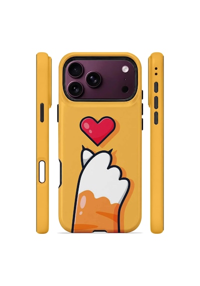 Velvoria Valestra Patili Kedili Apple Apple iPhone Uyumlu 18 Pro Max Darbe Korumalı Kılıf Valestra Select - Patili Kedili
